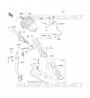 PEDALE FRENO   LEVA per Kawasaki MULE 4010 TRANS 4X4 DIESEL 2010