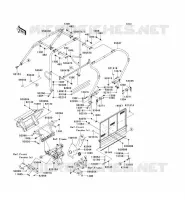 PROTEZIONE   TELAIO CAB per Kawasaki MULE 4010 TRANS 4X4 DIESEL 2010