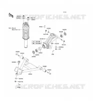 SOSPENSIONE ANTERIORE   AMMORTIZZATORE per Kawasaki MULE 4010 TRANS 4X4 DIESEL 2010