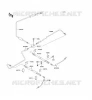 TUBO FRENO per Kawasaki MULE 4010 TRANS 4X4 DIESEL 2010