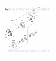 ALBERO MOTORE per Kawasaki KLX110L 2014