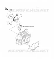 CILINDRO   PISTONE per Kawasaki KLX110L 2014