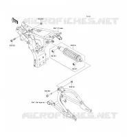 SOSPENSIONI   AMMORTIZZATORE per Kawasaki KLX110L 2014