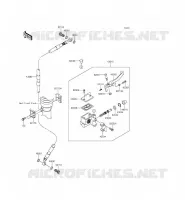 ANTERIORE POMPA per Kawasaki KLX140 2012