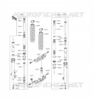 FORCELLA per Kawasaki KLX140 2012