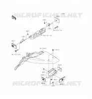 RIFLETTORE(CN) per Kawasaki KLX140 2012