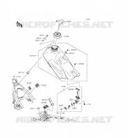 SERBATOIO DI CARBURANTE per Kawasaki KLX140 2012