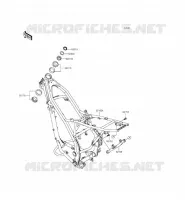 TELAIO per Kawasaki KLX140 2012