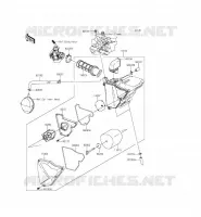 FILTRO DELL'ARIA per Kawasaki KLX140L 2013