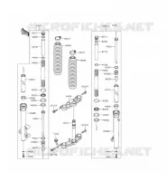 FORCELLA per Kawasaki KLX140L 2013