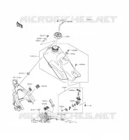 SERBATOIO DI CARBURANTE per Kawasaki KLX140L 2013