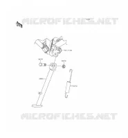 SUPPORTO per Kawasaki KLX140L 2013