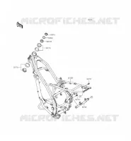 TELAIO per Kawasaki KLX140L 2013