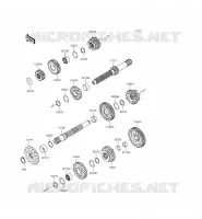 TRASMISSIONE per Kawasaki KLX140L 2013