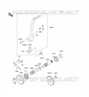 KICK STARTER per Kawasaki KX100 2001