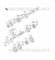 TRASMISSIONE per Kawasaki KX100 2001