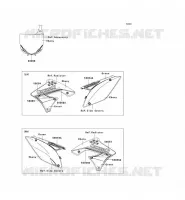 ADESIVO per Kawasaki KX250F 2010