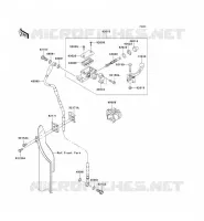 ANTERIORE POMPA per Kawasaki KX250F 2010