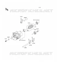 CAMBIO TAMBURO   FORCHE SHIFT per Kawasaki KX250F 2010