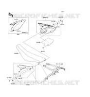 CUFFIA SIDE per Kawasaki KX250F 2010