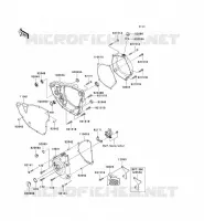 Coperchi motore per Kawasaki KX250F 2010