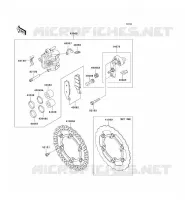 FRENO ANTERIORE per Kawasaki KX250F 2010