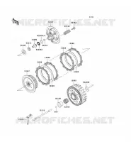 FRIZIONE per Kawasaki KX250F 2010