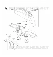 PARAFANGO per Kawasaki KX250F 2010