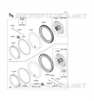 PNEUMATICI per Kawasaki KX250F 2010