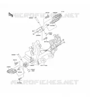 POGGIAPIEDI per Kawasaki KX250F 2010
