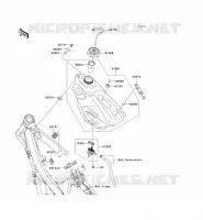 SERBATOIO DI CARBURANTE per Kawasaki KX250F 2010