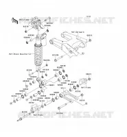 SOSPENSIONE per Kawasaki KX250F 2010