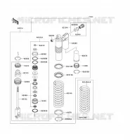 SOSPENSIONI   AMMORTIZZATORE per Kawasaki KX250F 2010