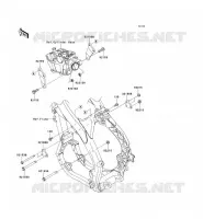SUPPORTO DEL MOTORE per Kawasaki KX250F 2010