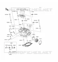 TESTATA per Kawasaki KX250F 2010