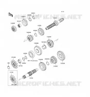 TRASMISSIONE per Kawasaki KX250F 2010