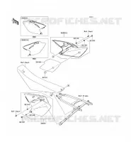 CUFFIA SIDE per Kawasaki KX450F 2007