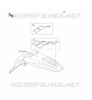 ETICHETTE per Kawasaki KX450F 2007