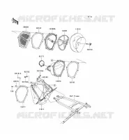FILTRO DELL'ARIA per Kawasaki KX450F 2007