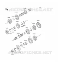 TRASMISSIONE per Kawasaki KX450F 2007