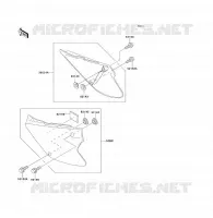 CUFFIA SIDE per Kawasaki KX80 2000