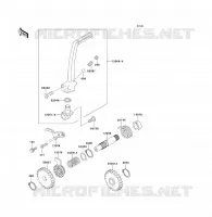 KICK STARTER per Kawasaki KX80 2000