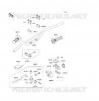 MANUBRIO per Kawasaki KX80 2000