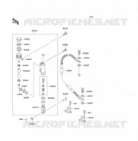 POSTERIORE POMPA per Kawasaki KX80 2000