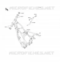 TELAIO per Kawasaki KX80 2000