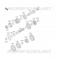 TRASMISSIONE per Kawasaki KX80 2000