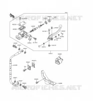 ANTERIORE POMPA per Kawasaki KX80 1998