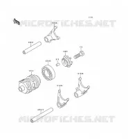 CAMBIO TAMBURO   FORCHE SHIFT per Kawasaki KX80 1998