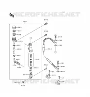 POSTERIORE POMPA per Kawasaki KX80 1998