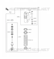 SOSPENSIONI   AMMORTIZZATORE per Kawasaki KX80 1998